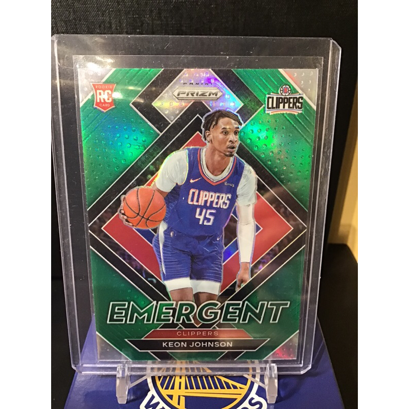 【NBA球員卡】21-22 Prizm keon johnson green 綠亮 Emergent rc 快艇 新人