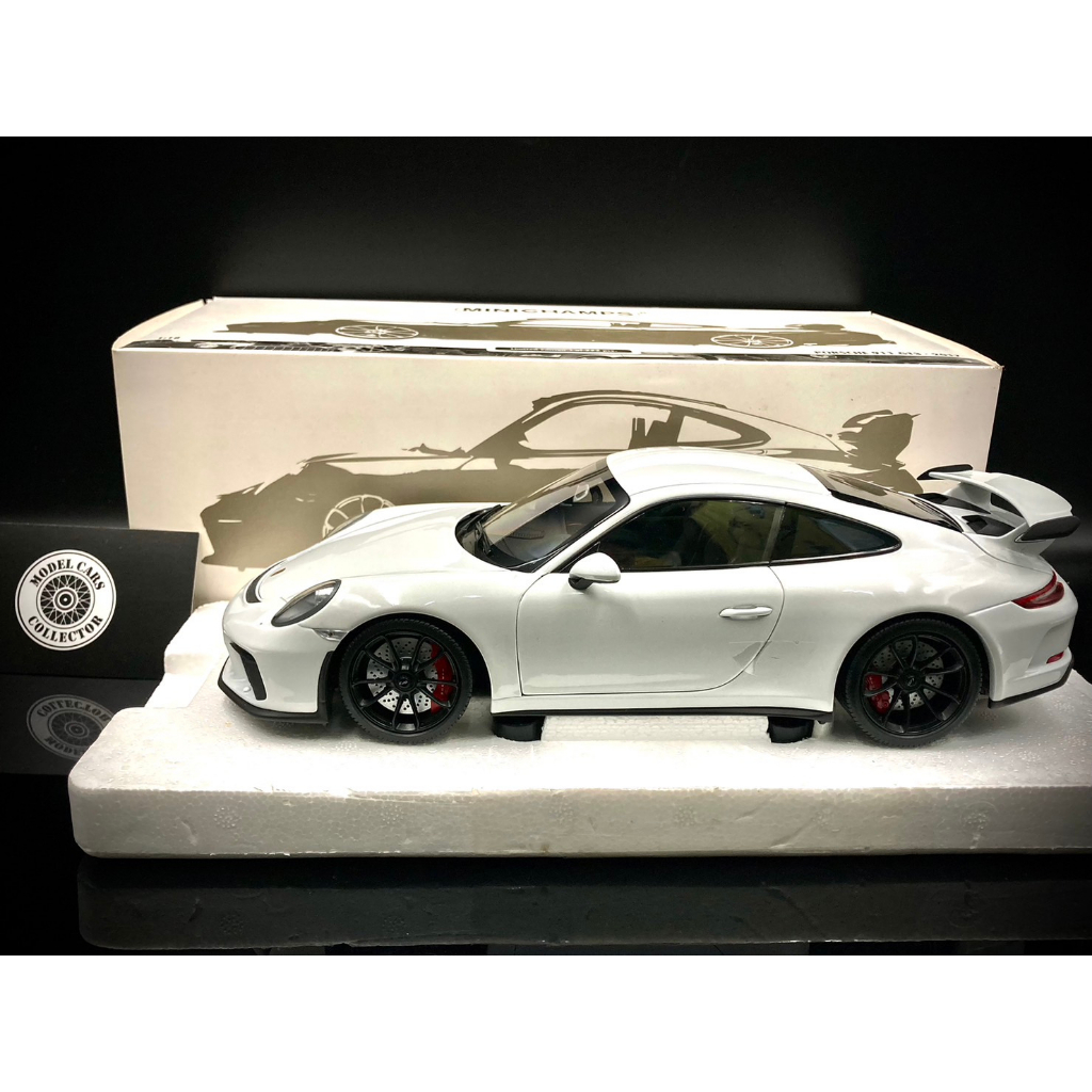 【收藏模人】Minichamps Porsche 911 991.2 GT3 白色 2017 1:18 1/18