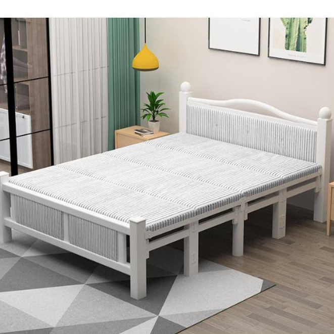 硬午睡成人出租屋簡易折疊床辦公室單人雙人床板床床耐用結實家用G
