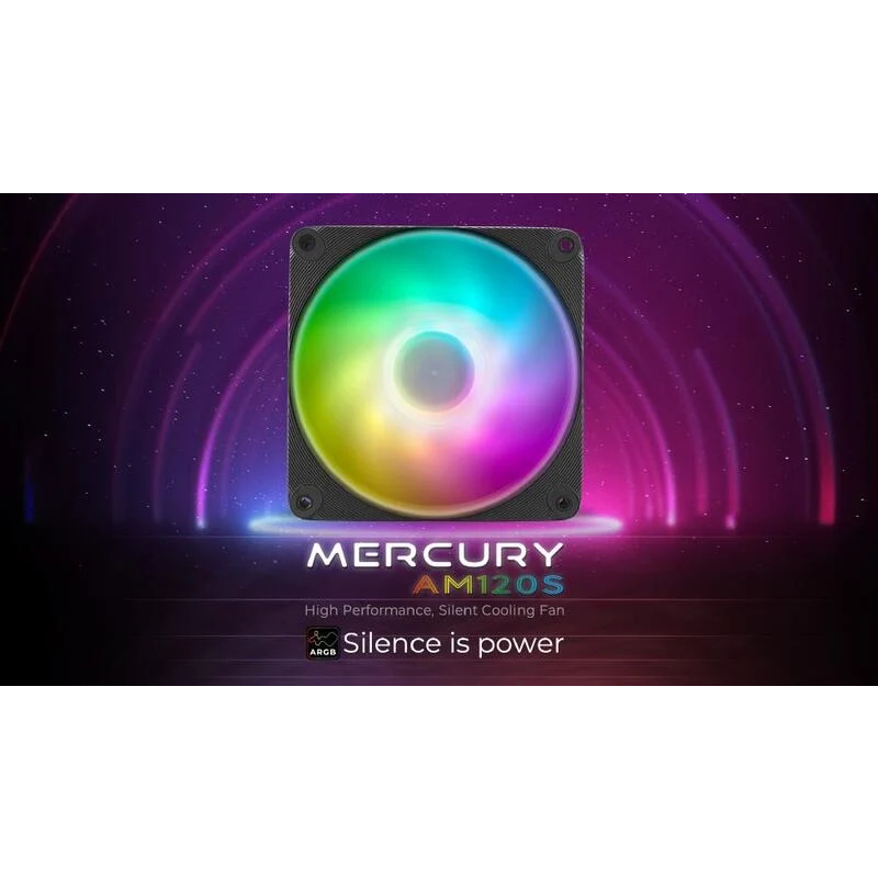 [龍龍3C] 迎廣 InWin Mercury ARGB 12公分 電競 薄型 靜音 機殼風扇 散熱風扇 AM120S