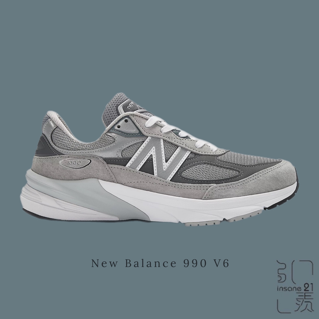 NEW BALANCE 990 休閒鞋 運動鞋 V6 元祖灰 美製 男鞋 M990GL6【Insane-21】