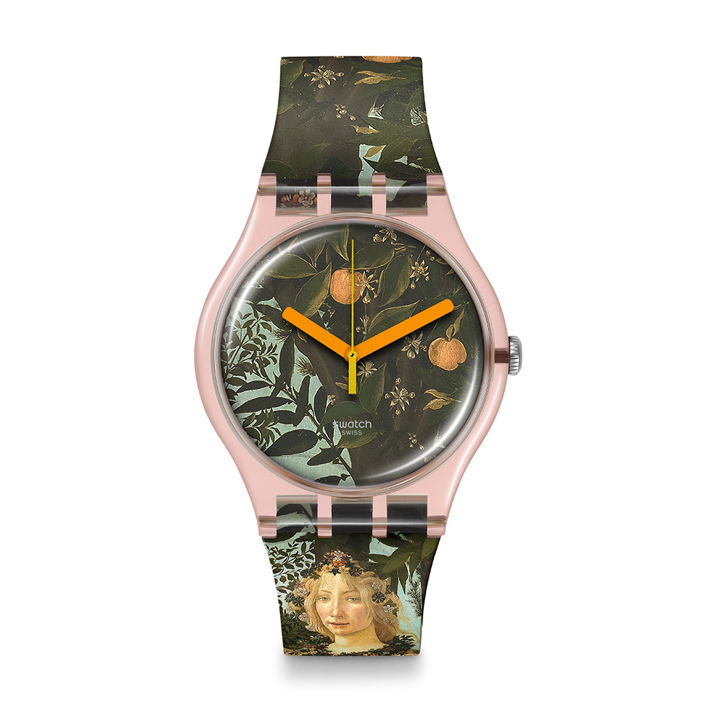 【SWATCH】藝術之旅 美學大師波提切利 春 自然的頌歌 藝術錶 烏菲茲美術館聯名手錶41mm 瑞士錶 SUOZ357