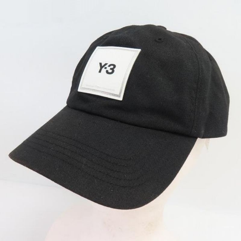 日本帶回 配色流行且實用的 Y3 Adidas 黑色白標運動帽子，實用好配搭, 二手狀態佳單品