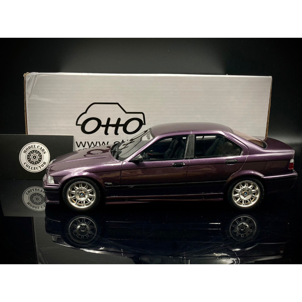 【收藏模人】OTTO BMW M3 E36 四門 紫色 1:18 1/18 OT307 福利品