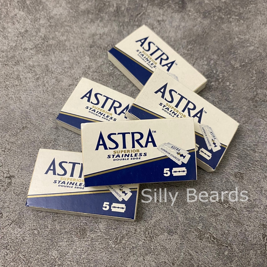 【 Silly Beards 】ASTRA Superior Stainless 俄羅斯 雙刃 安全 刮鬍 刀片