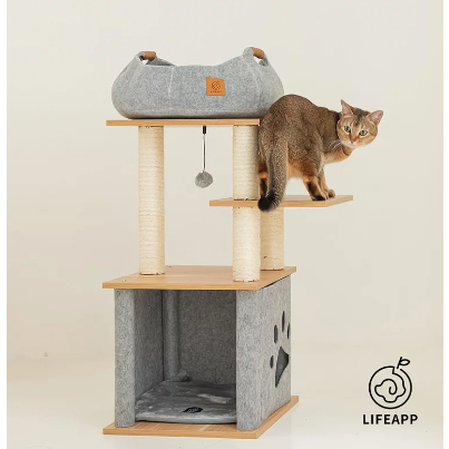 LIFEAPP 跳跳貓塔+貓籃子組 貓窩 貓跳台