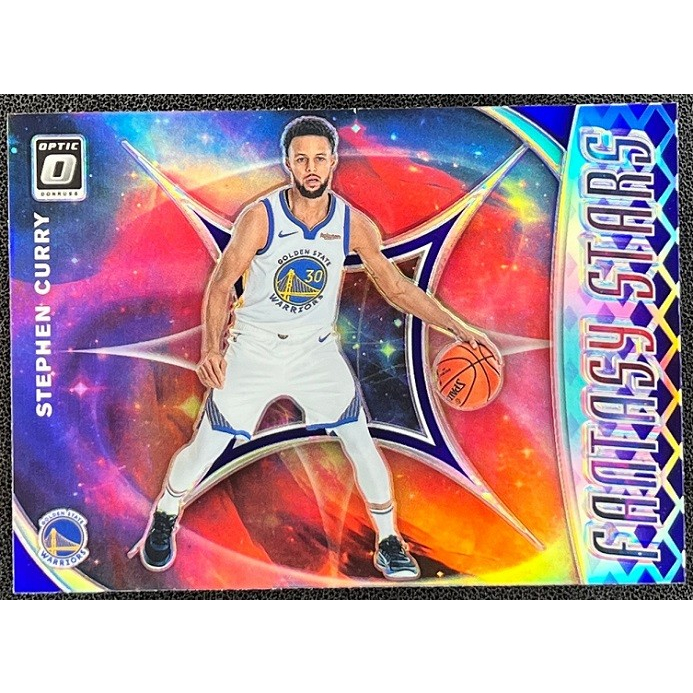 NBA 球員卡 Stephen Curry 2019-20 Donruss Optic Fantasy Stars 亮面