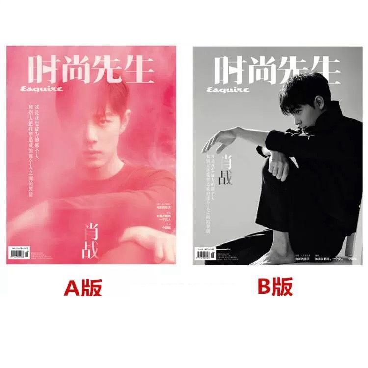 預購 肖戰 A/B封面附贈海報&明信片 時尚先生 2023年4月刊 明星週邊代購