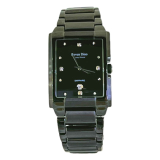 【Roven Dino 羅梵迪諾】經典方形晶鑽對錶 RD66036B 32mm 現代鐘錶