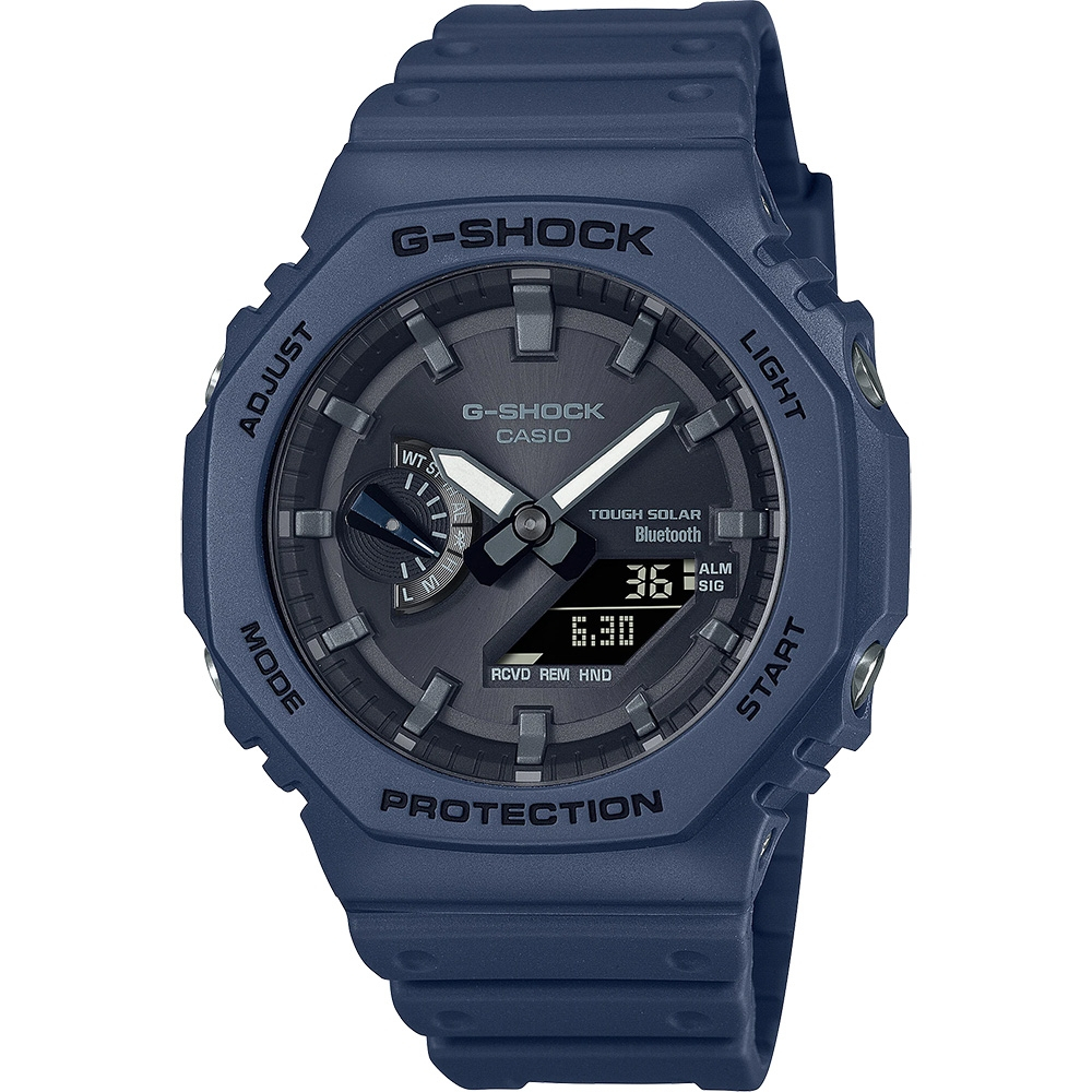 ∣聊聊可議∣CASIO 卡西歐 G-SHOCK 農家橡樹 藍牙八角太陽能電子錶 GA-B2100-2A