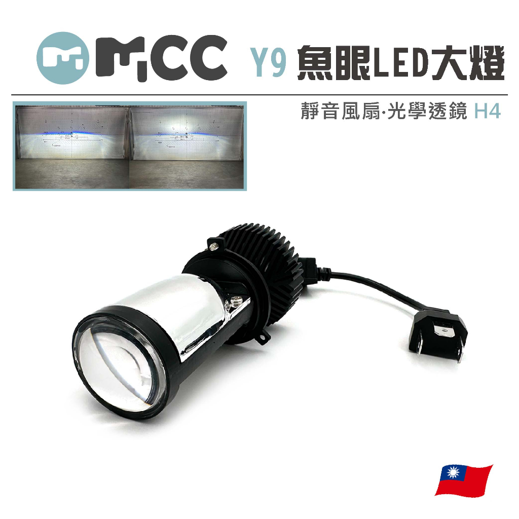 【Y9/Y6  LED魚眼大燈】小魚眼 魚眼 H4 HS1 LED大燈 勁戰 VJR SMAX GP125 CUXI適用