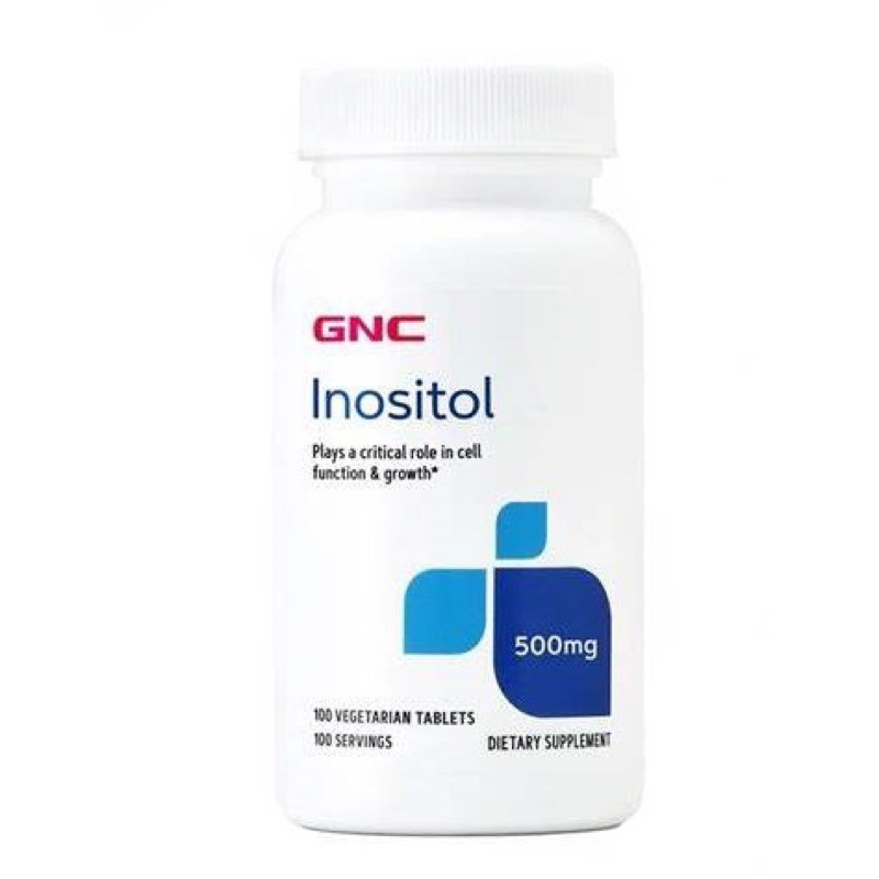 限量優惠 GNC代購 肌醇 Inositol 500mg 100顆 葉酸 Folic Acid 400mcg 100顆