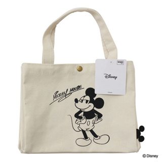 最後現貨‼️日本CAN★DO迪士尼系列米奇與朋友中帆布手提袋．米妮．帆布袋 手提包 小包包 帆布包