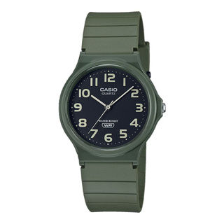 CASIO日本原廠公司貨 簡約三針小尺寸腕錶MQ-24UC-3B綠