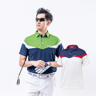 Snowbee Golf 知性風格短袖POLO衫(吸濕排汗 翻領修身 彈性上衣 男高爾夫球衣 爬山 戶外 運動) 2色