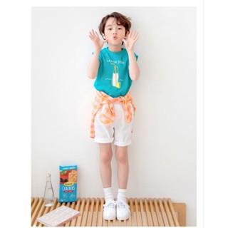🈶臺灣現貨 圓領背心 短袖童裝 男童女童上衣 兒童 純棉 小童 大童 尺寸130~165碼