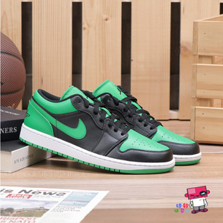球鞋補習班 NIKE AIR JORDAN 1 LOW LUCKY GREEN 黑綠 復古 休閒鞋 553558-065
