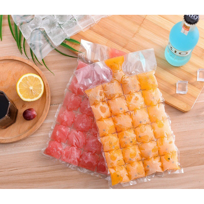 🇹🇼台灣現貨速發🚗 一次性製冰袋 DIY製冰模具 矽膠製冰袋 冰塊 製冰盒