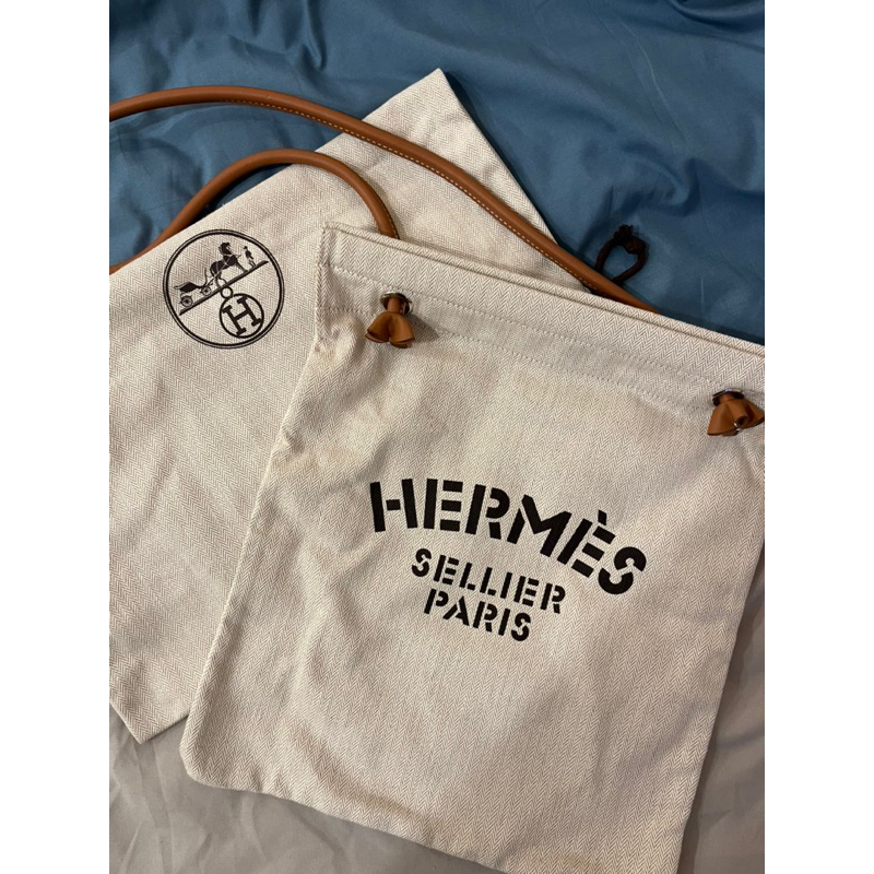 全新正品 Hermes Aline Canvas Bag 愛馬仕 帆布袋 帆布包