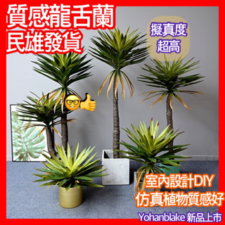 宅配免運費❤️超逼真龍血樹😇北歐仿真植物😇龍血樹 劍麻 龍舌蘭 盆景客廳室內櫥窗大型盆栽家居擺件 假樹 假植物