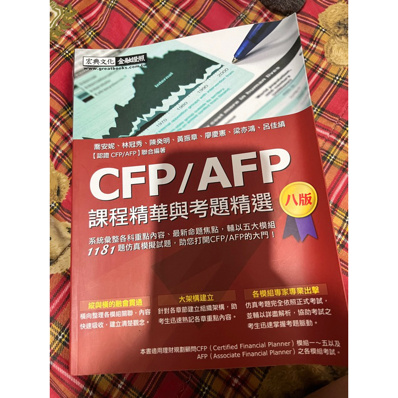 CFA/AFP證照書 全新