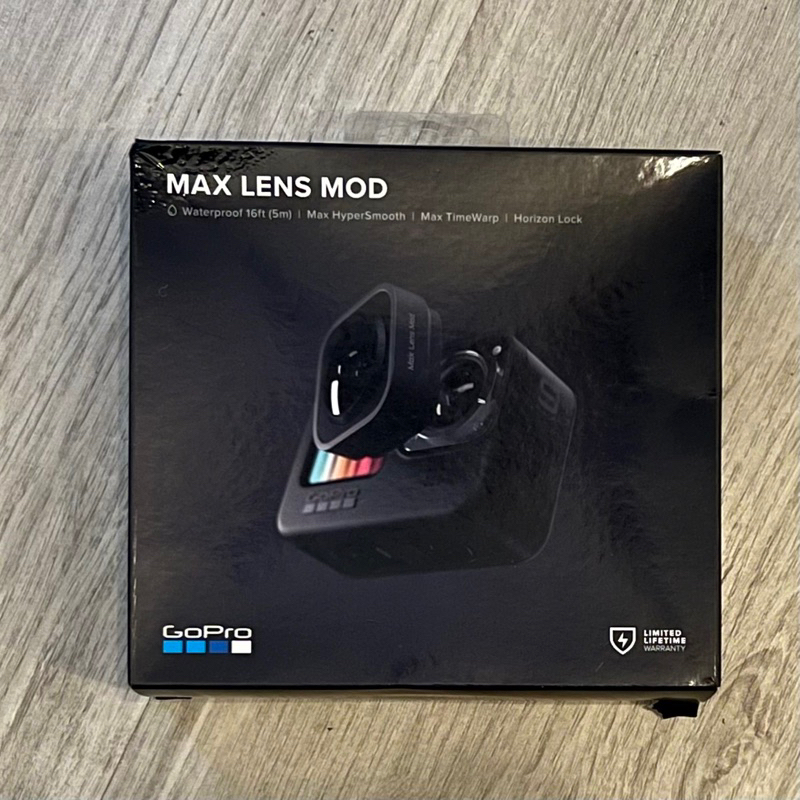 [盒裝出清］Gopro Max Lens Mod原廠廣角鏡 for gopro9