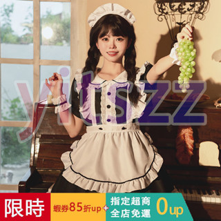 二次元女僕裝 cos可愛女傭 女裝大佬 lolita連衣裙 洛麗塔cosplay服裝 cosplay 服裝 蘿莉塔 洋裙