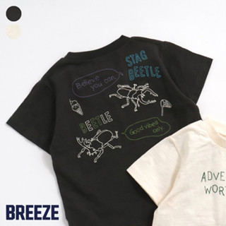 ﹝現貨﹞正版 7833 NEW 日本購入 BREEZE 短袖上衣 短袖 上衣 童裝 獨角仙 鍬形蟲 甲蟲 刺繡 昆蟲