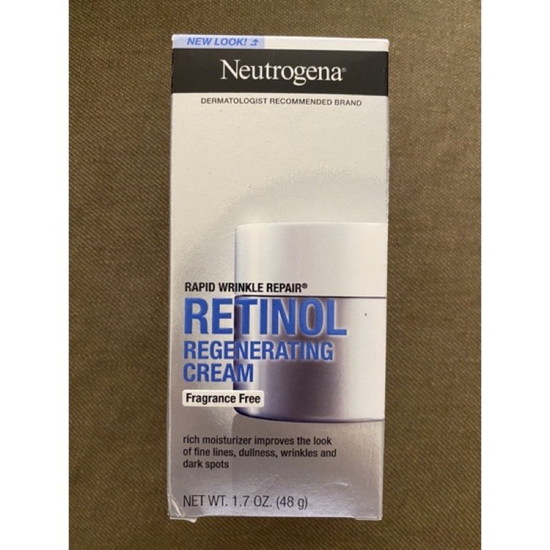 Neutrogena Retinol 現貨！Regenerating Cream  A醇新生面霜-Dr.Grace推薦