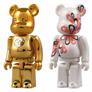 2007 EGOIST 聖誕節 限定 金色 珍珠白 BE RBRICK 100% 一組二款