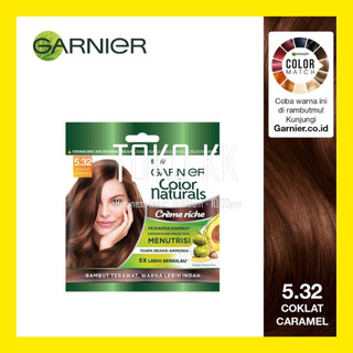 Garnier Color semir rambut pewarna KBT89 COKLAT CARAMEL