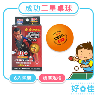桌球 乒乓球 二星 賽璐璐桌球 練習用桌球 標規桌球 S3002 成功 運動 附發票 台灣發貨