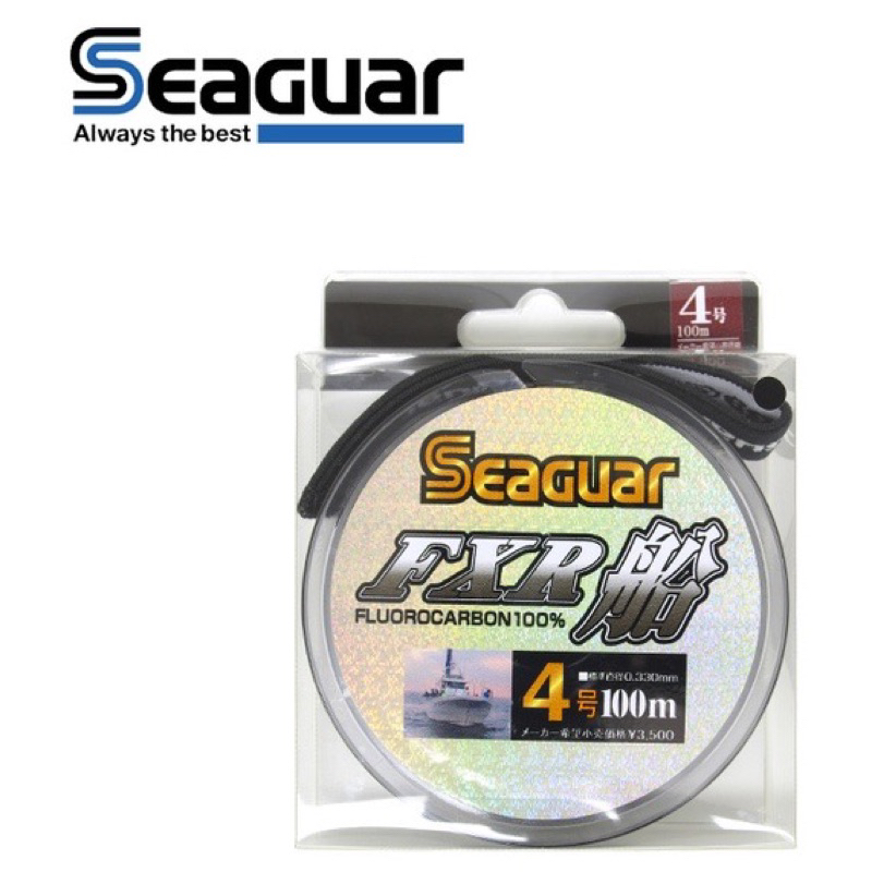 （拓源釣具）SEAGUAR FXR 船 100米 碳纖線 釣線