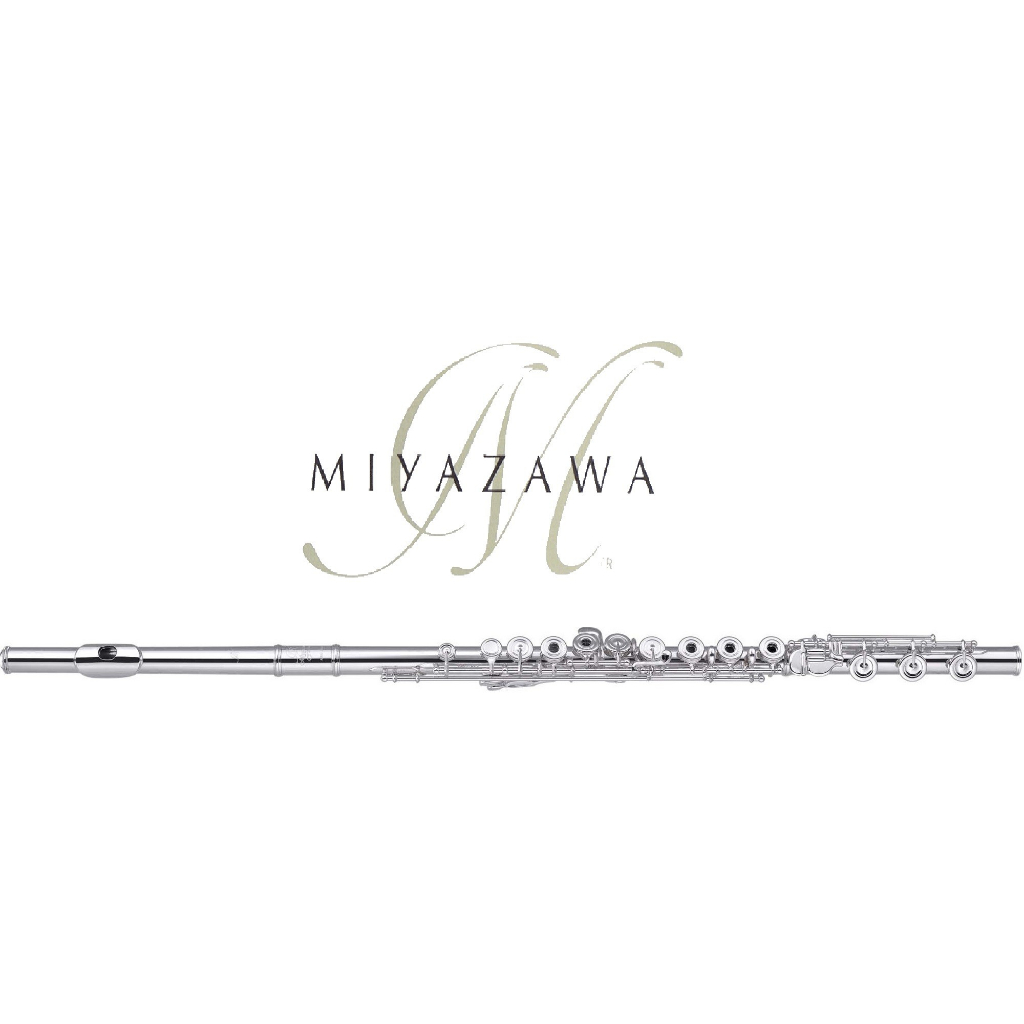 【六絃樂器】全新 Miyazawa MJ-101RE 宮澤長笛 / F鍵臂 開孔 +E鍵 曲列式