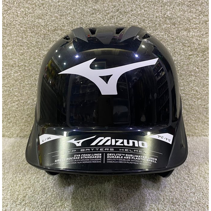 ((綠野運動廠))最新MIZUNO硬式棒球用打擊頭盔(附下巴帶)亮霧雙效特殊處理CNS認證~ABS材質耐衝擊,促銷回饋中