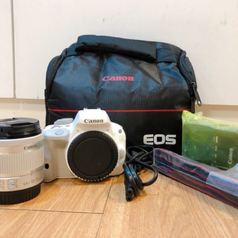 （CP值超高）Canon 100D 輕巧機身 入門單眼相機 白色相機 含18-55鏡頭 二手相機 林相攝影