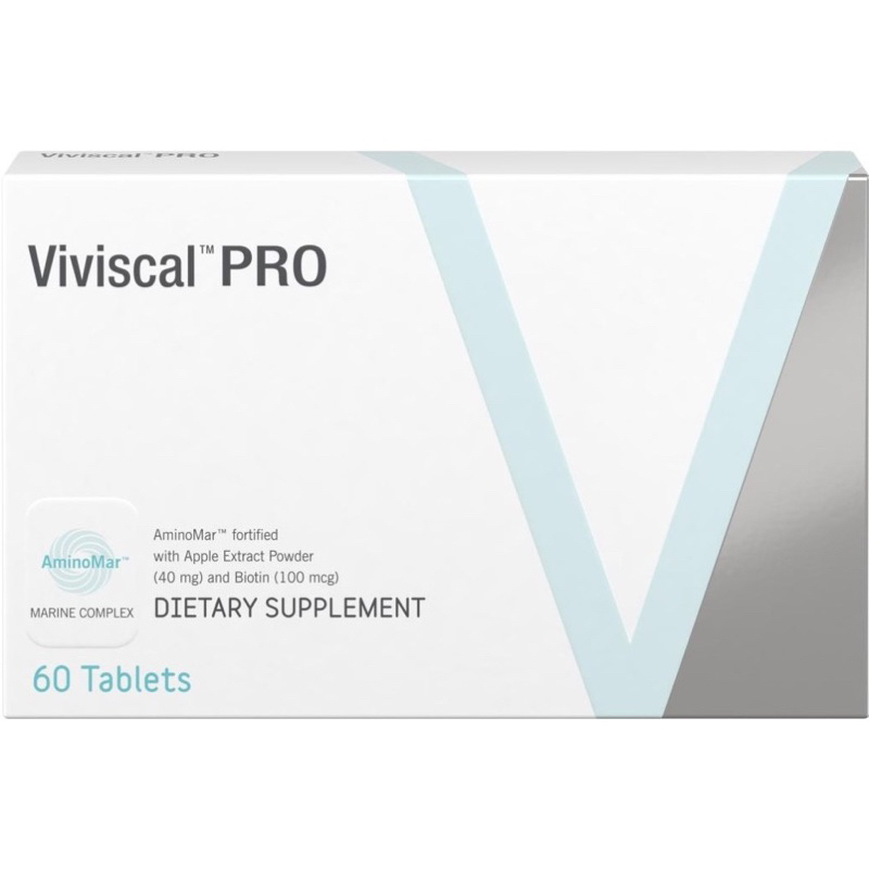 現貨免運 薇絲卡魔髮錠Viviscal pro 60錠（一個月份）