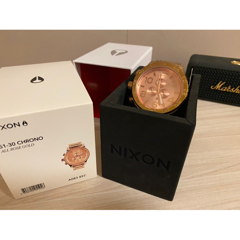 オンライン限定商品】 Nixon 腕時計 金 腕時計(アナログ) - www