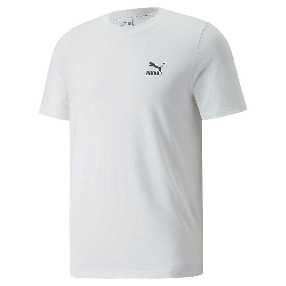 PUMA 短袖上衣 E.SO 瘦子 代言款 流行系列Classics 小Logo T恤 男 53558702 白色