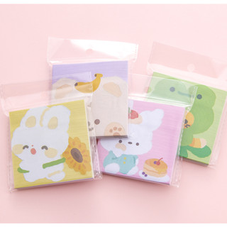 卡通造型便條紙 文具用品 油畫小動物便利貼 N次貼 隨身貼 簡便貼 計事貼 便條貼 索引便利貼 簡約便利貼 手帳本