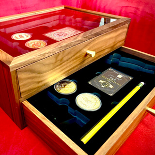 戰鬥大師Airsoft John wick捍衛任務 生存遊戲WE TTI G34 2011雙層透明款收藏木盒木箱(預購)