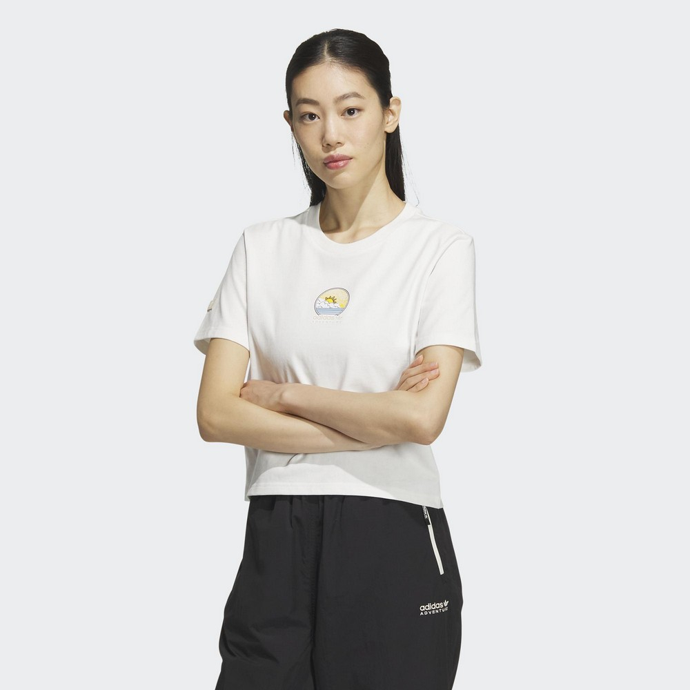 ADIDAS 短袖上衣 OD TEE 1 女 IK8611 白