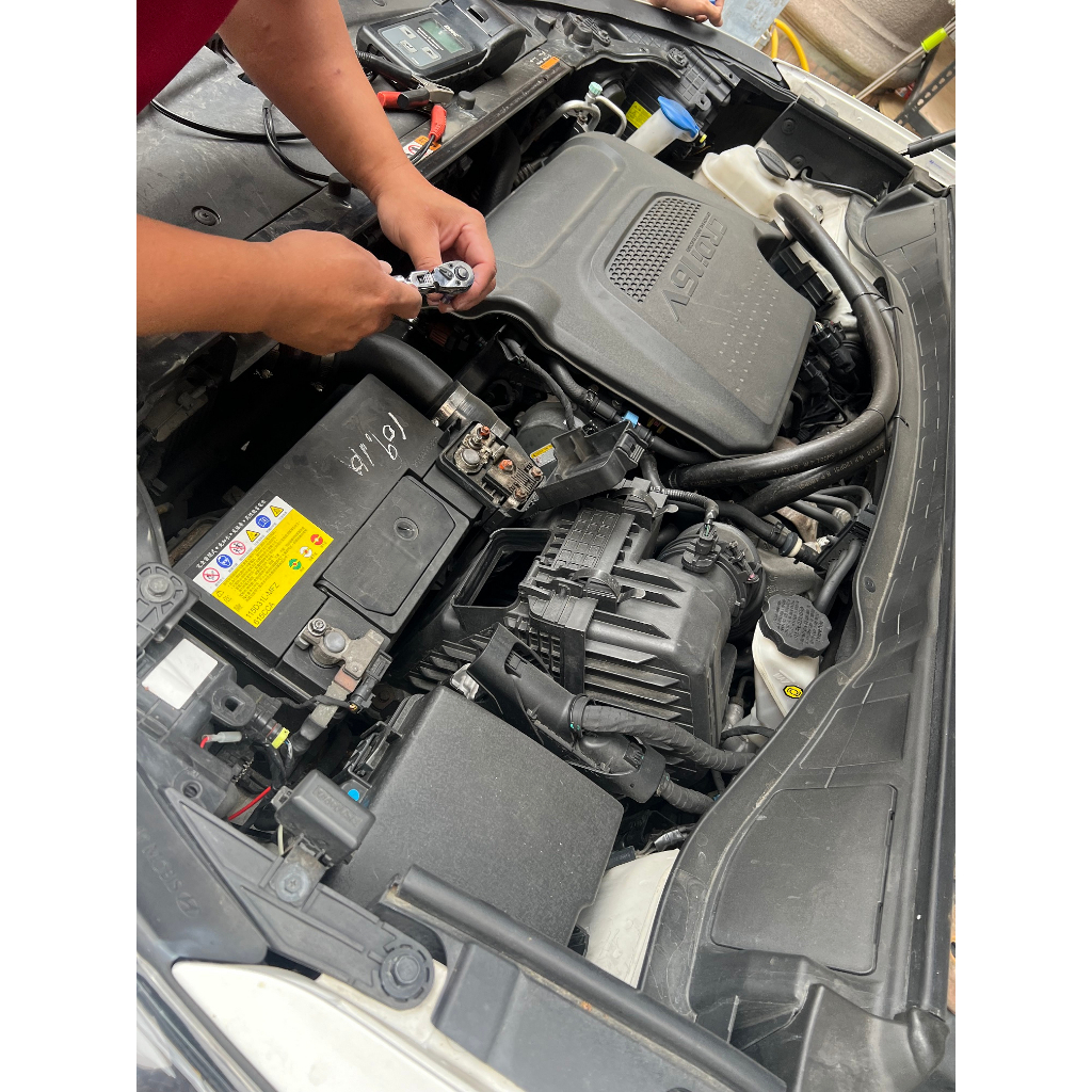 【汽車電池安裝】Santafe 汽車電池更換 GLOBAL 115D31L 不斷電安裝 保固一年