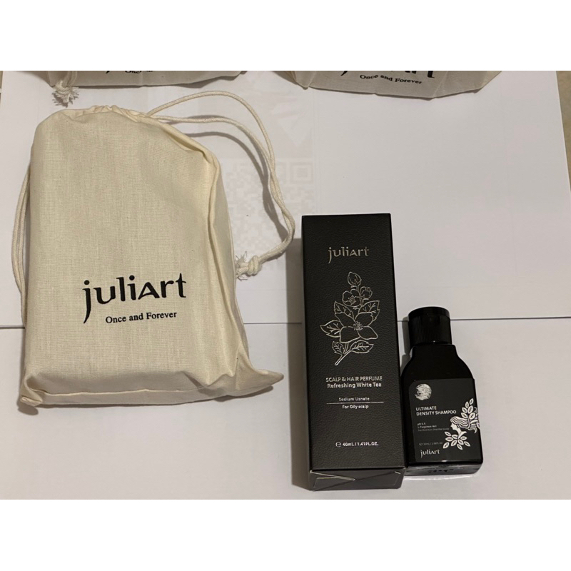 juilArt - 髮香噴霧(清新白茶)贈-健髮賦活胺基酸洗髮精30ml+小收納袋