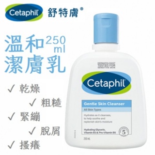 Cetaphil 舒特膚 溫和潔膚乳250ml 乾洗澡