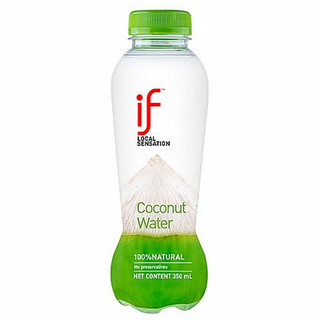 泰國 IF 100%椰子水 (350ml) 椰子水 飲料 果汁 補充水份 纖維 維生素C 【小三美日】DS013525