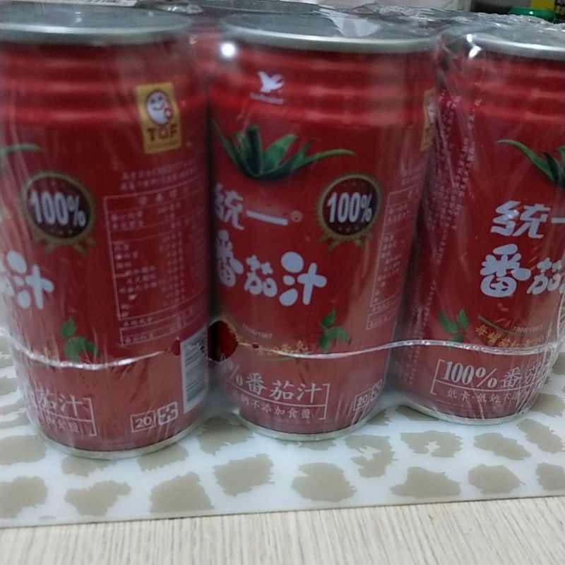 統一🍅番茄汁340ml(6瓶）$70 期限2023/9/2