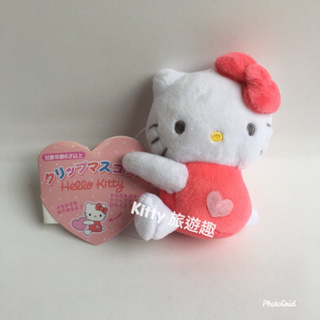 [Kitty 旅遊趣] Hello Kitty 可夾式玩偶 絨毛玩偶公仔 凱蒂貓 留言夾 便條紙夾 memo夾