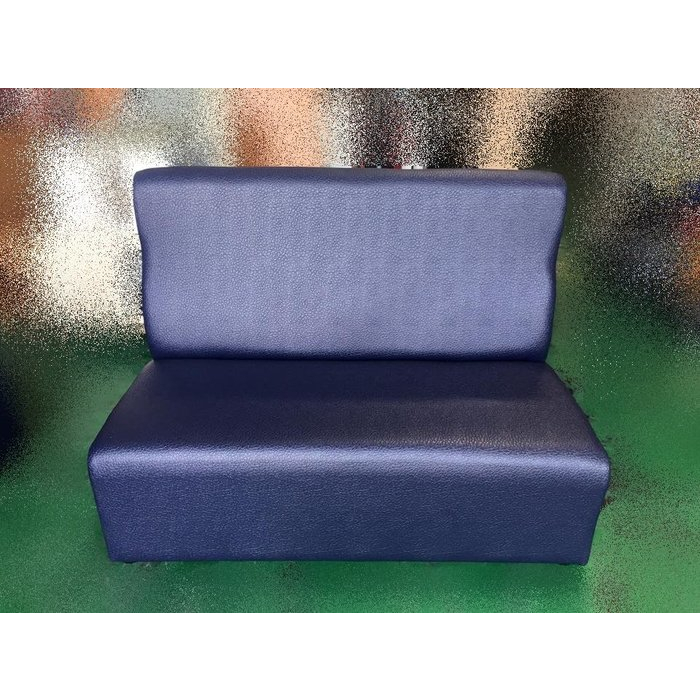 宏品二手家具＊ZX328-1全新藍色雙人乳膠皮沙發 木製沙發 茶几*拍賣 電視櫃 茶几桌 泡茶桌椅