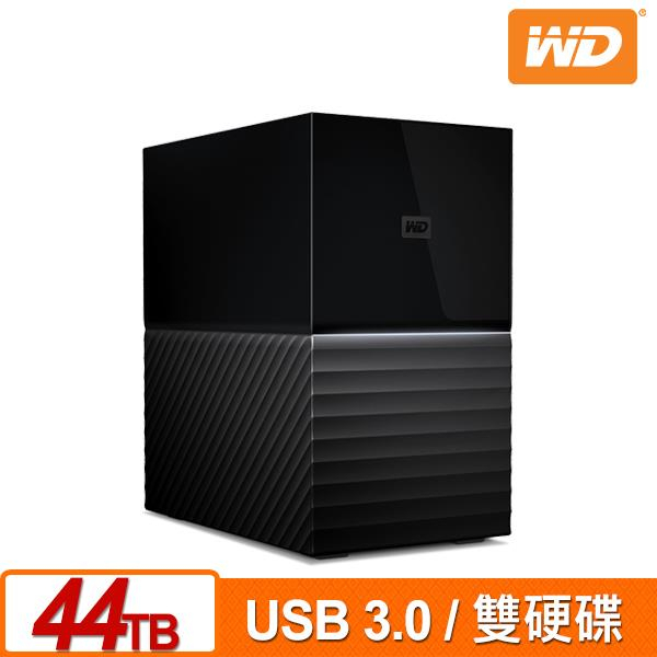 (聊聊享優惠) WD My Book Duo 44TB(22TBx2) 3.5吋雙硬碟儲存(台灣本島免運費)